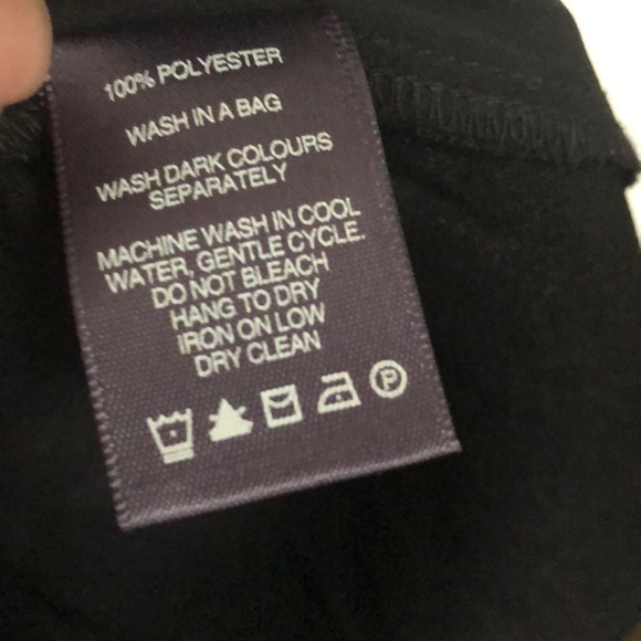 Laser cut stylish black top by Kenneth Cole size XS - Picture 10 of 11